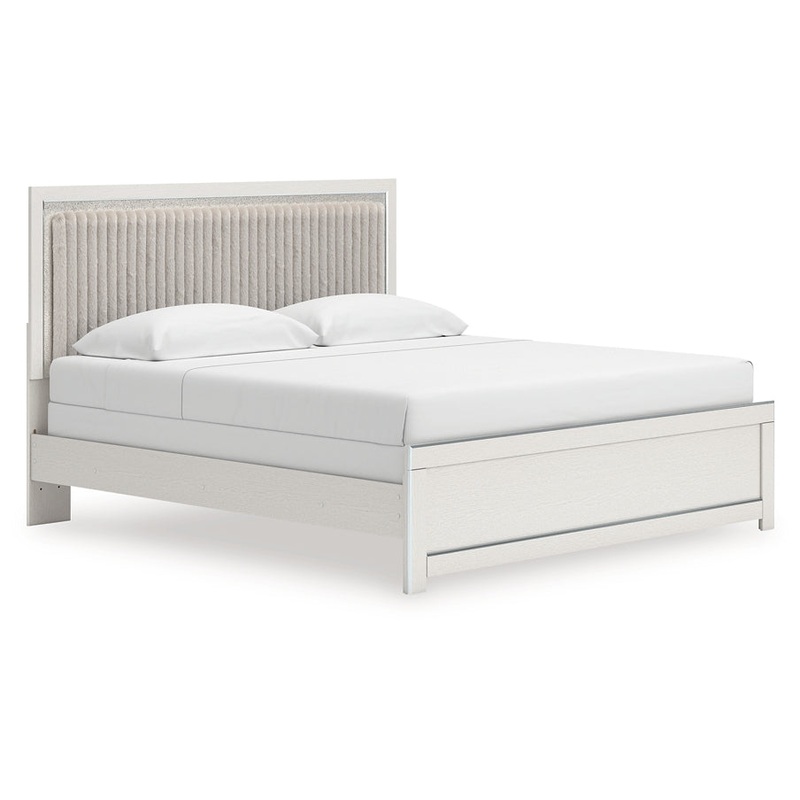 Zuraleus King Upholstered Panel Bed