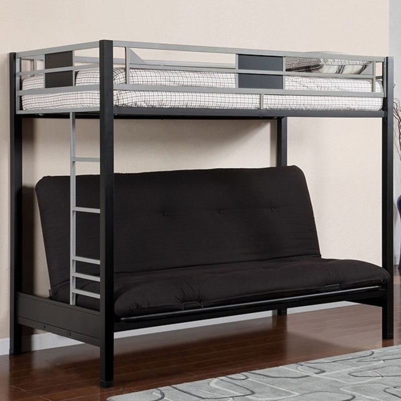 Clifton Bunk Bed Model Cm-Bk1021-Twin/Full Bunk Bed By Furniture Of America