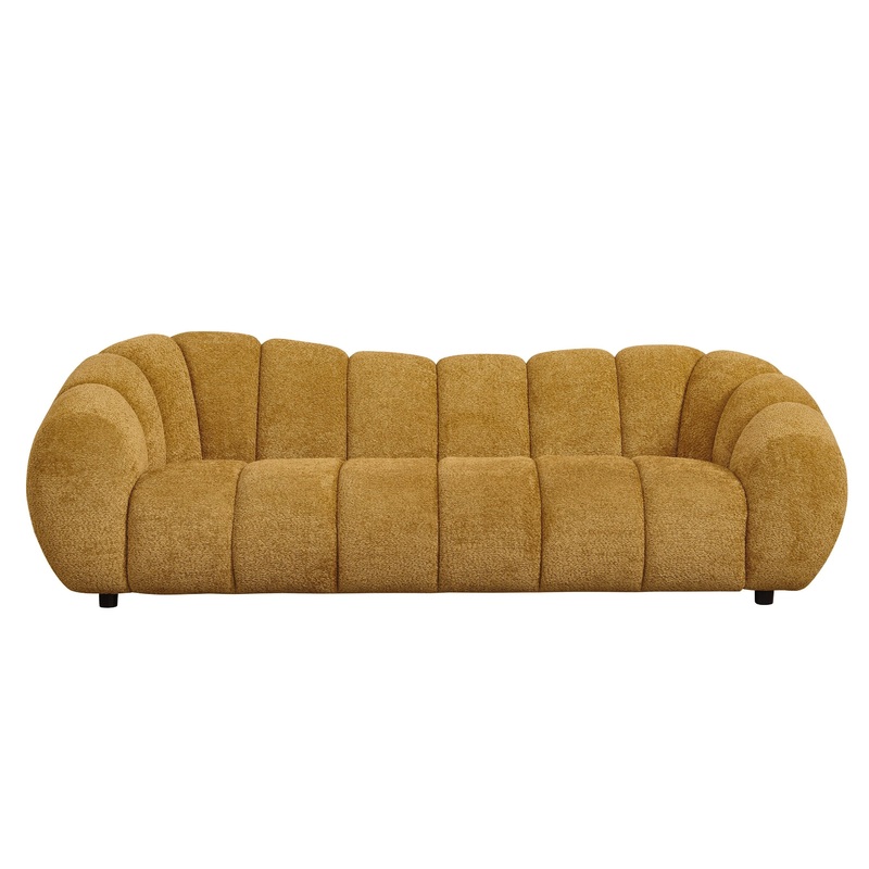 Divani Casa Suki Modern Camel Fabric Sofa Model VGEV-23112-SOFA-CML