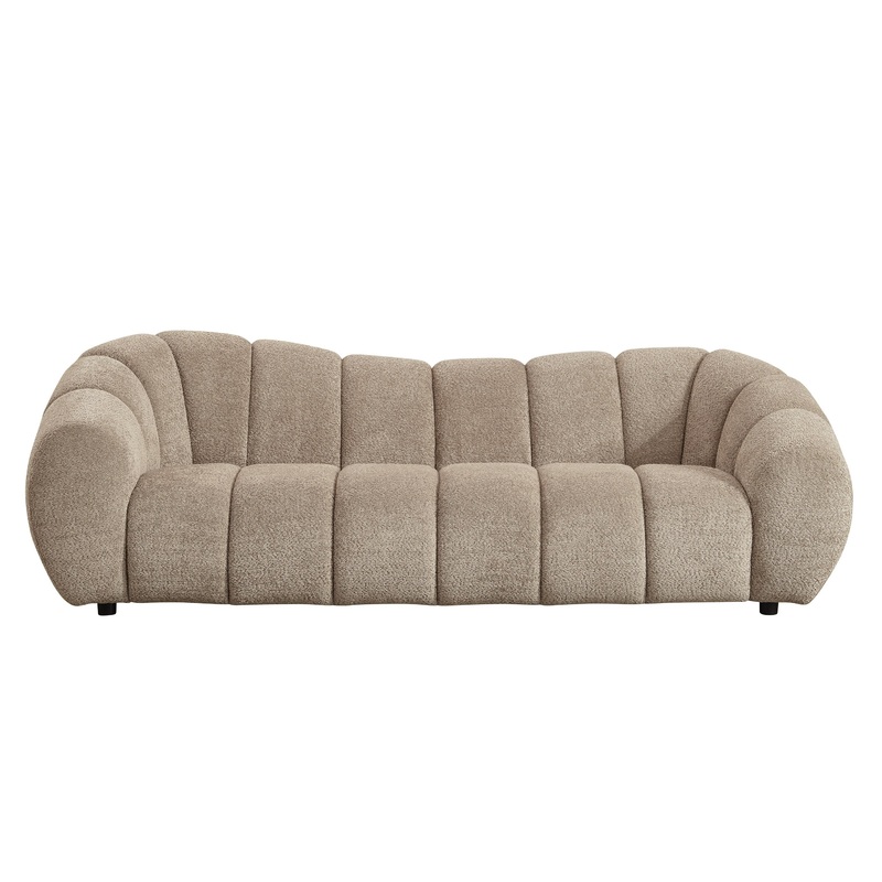Divani Casa Suki Modern Tan Fabric Sofa Model VGEV-23112-SOFA-TAN