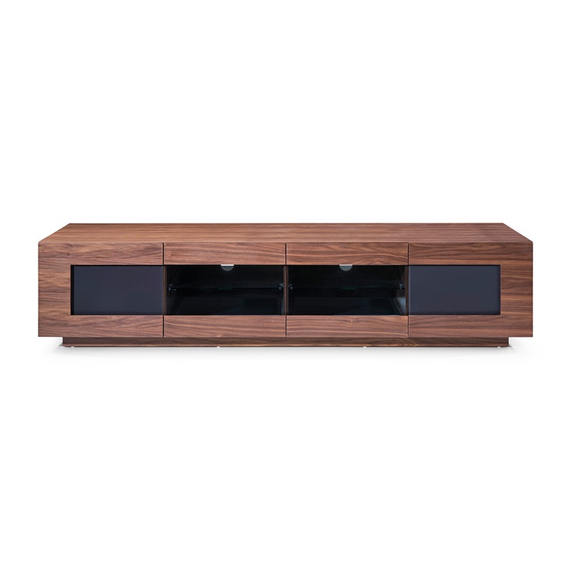 Modrest Frost Modern Small Walnut Tv Stand Model VGWCTV004SM-WAL