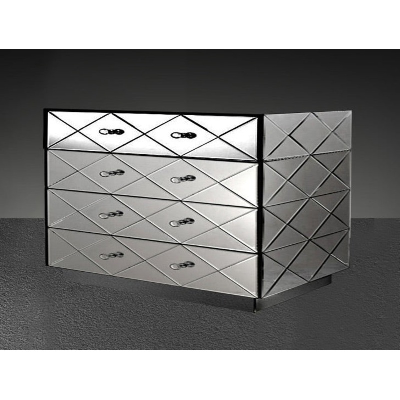 Segovia Modern Mirrored Bedroom Furniture Dresser Model VGMC-GC-1003Z