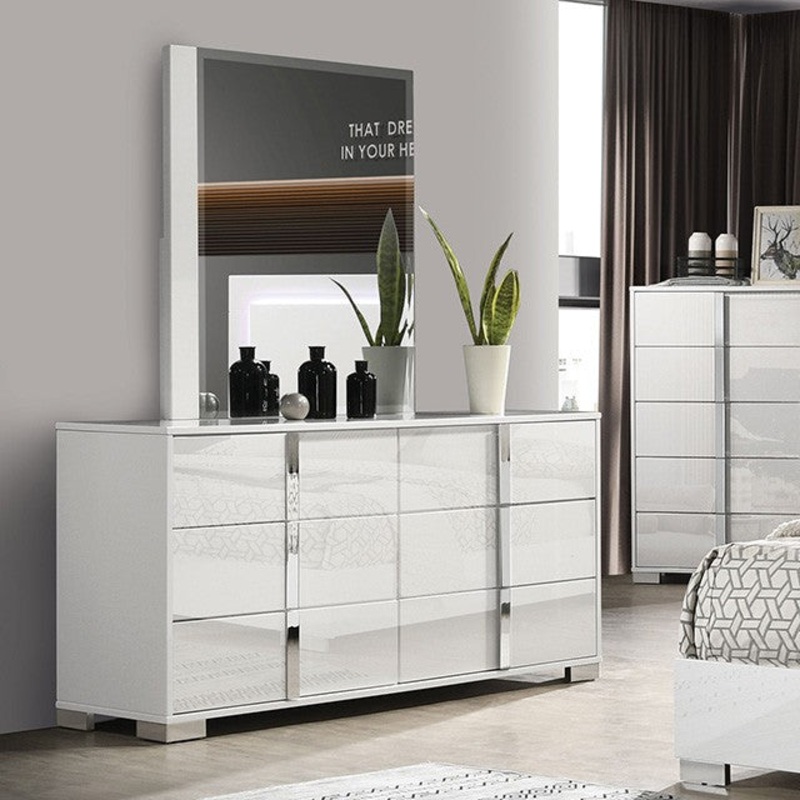 SINISTRA DRESSER By FURNITURE OF AMERICA FM7211WH-D