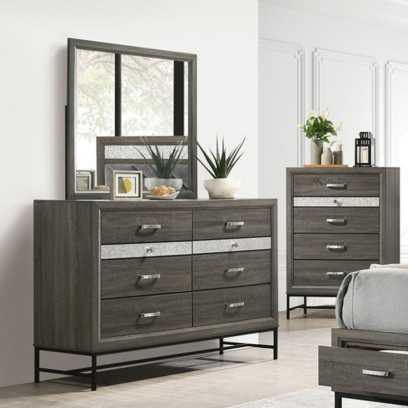 VOLETA DRESSER By FURNITURE OF AMERICA FM7212GY-D