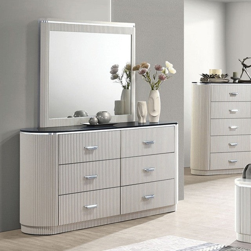 ALDGATE DRESSER By FURNITURE OF AMERICA FM7244GY-D