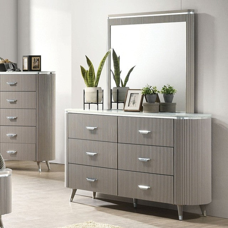 ALDRIDGE DRESSER By FURNITURE OF AMERICA FM7243GY-D