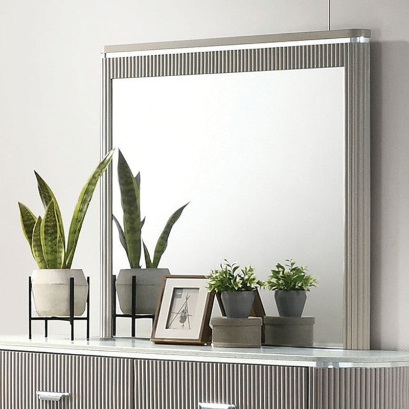 ALDRIDGE MIRROR By FURNITURE OF AMERICA FM7243GY-M