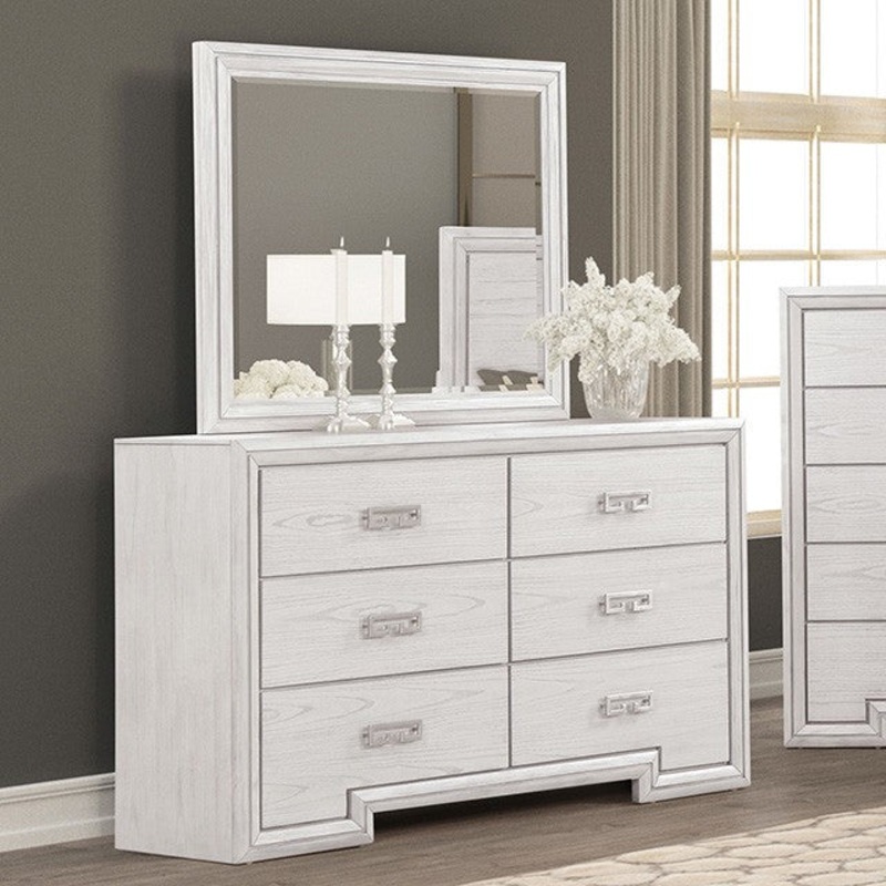BASILONE DRESSER By FURNITURE OF AMERICA FM7440WH-D