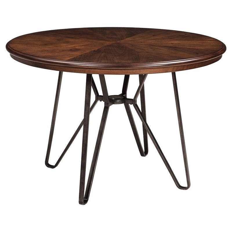 Centiar – Round Dining Room Table – Brown