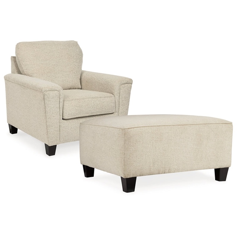 Abinger Chair and Oversized Ottoman