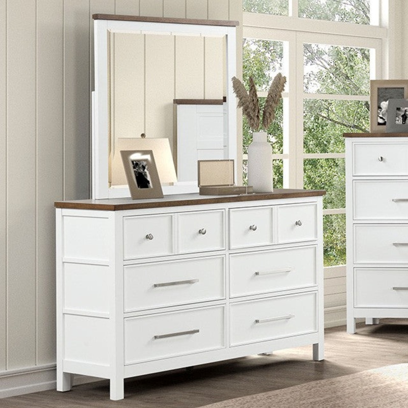 PINETOP DRESSER By FURNITURE OF AMERICA FM7171WH-D