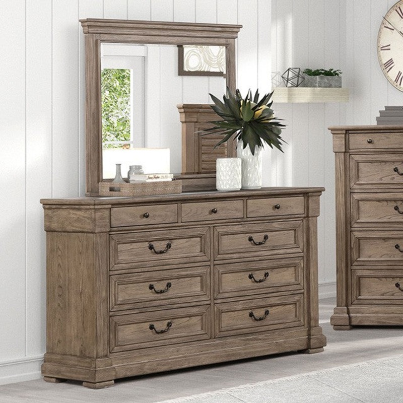 SHERINGHAM DRESSER By FURNITURE OF AMERICA FM7701BR-D
