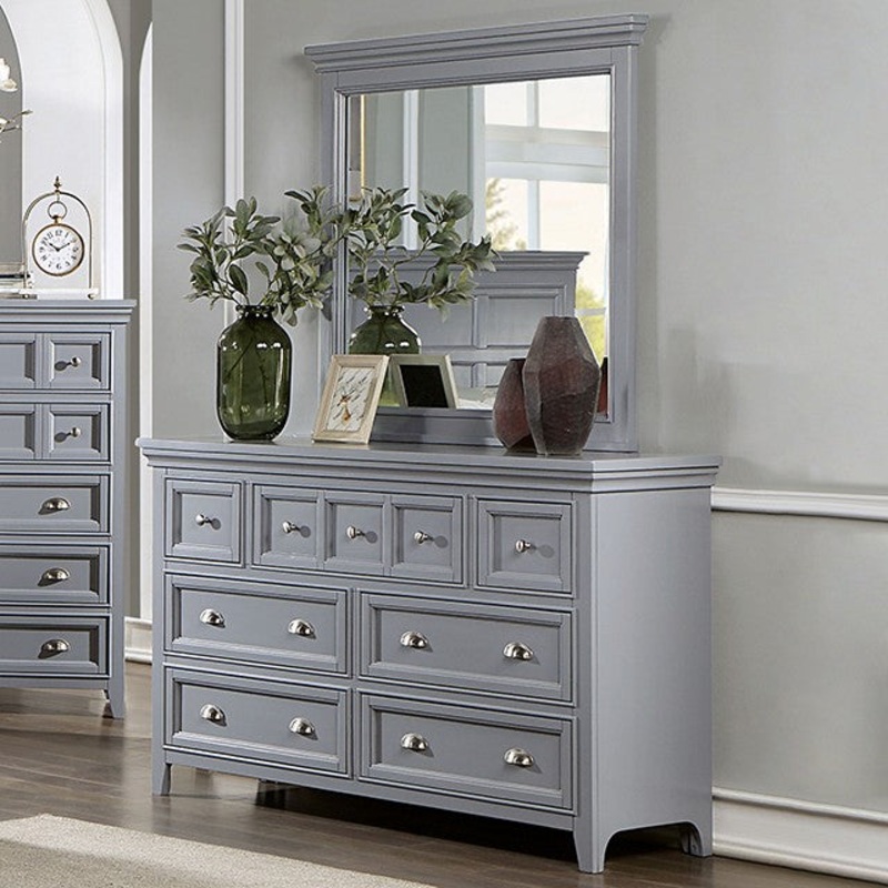 CASTLILE DRESSER By FURNITURE OF AMERICA CM7413GY-D