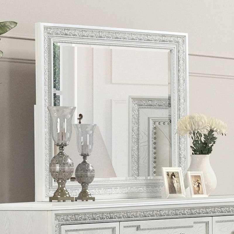 STELLA MIA MIRROR By FURNITURE OF AMERICA FM70000WH-M