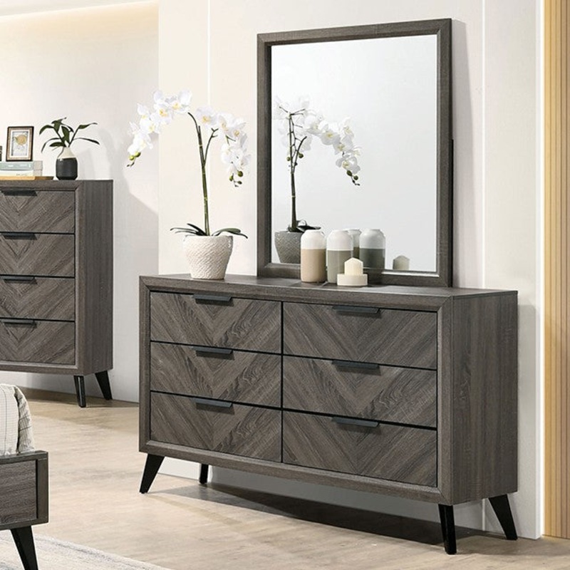 VAGAN DRESSER By FURNITURE OF AMERICA CM7472GY-D