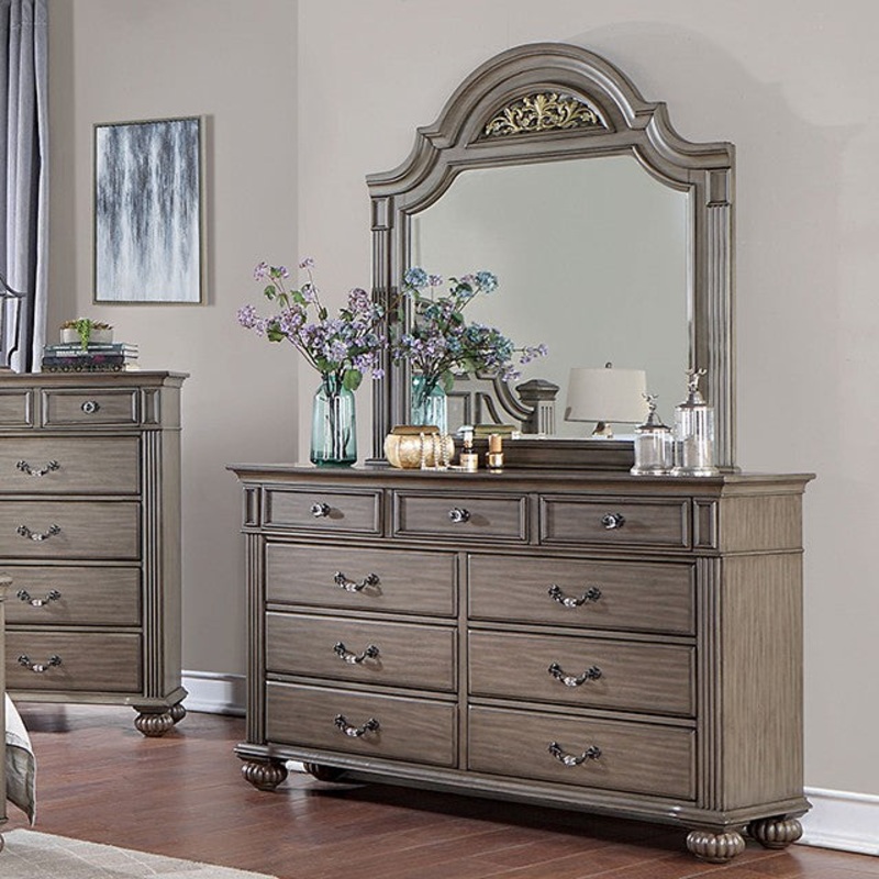 SYRACUSE DRESSER By FURNITURE OF AMERICA CM7129GY-D