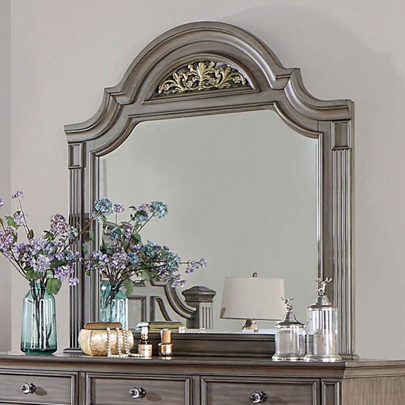 SYRACUSE MIRROR By FURNITURE OF AMERICA CM7129GY-M