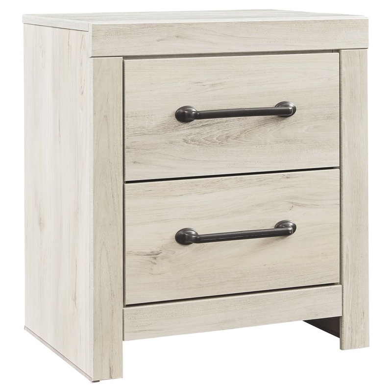 Cambeck – Two Drawer Night Stand – Whitewash