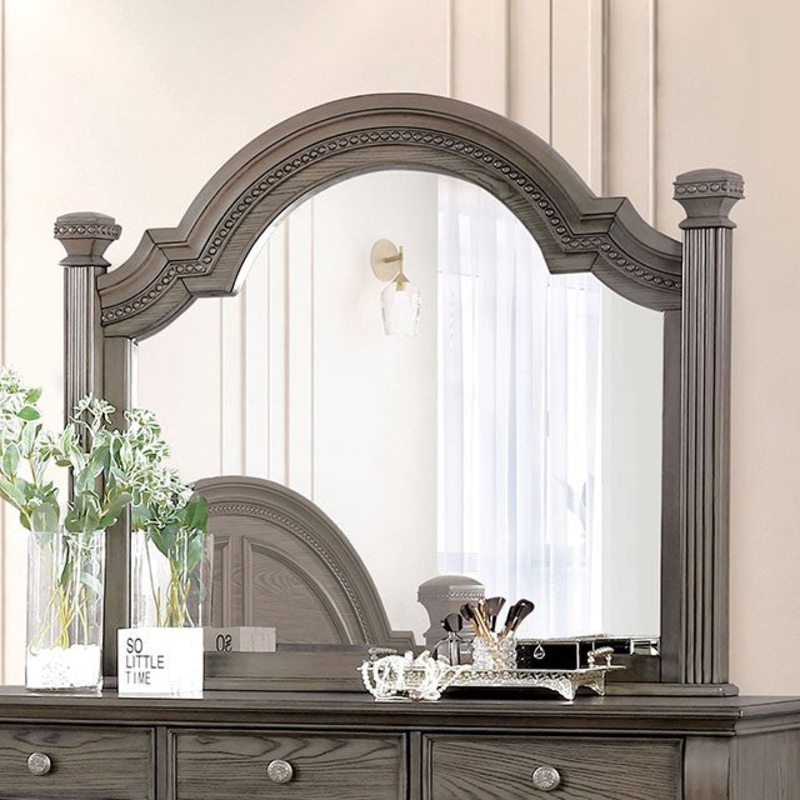 PAMPHILOS MIRROR By FURNITURE OF AMERICA FOA7144GY-M