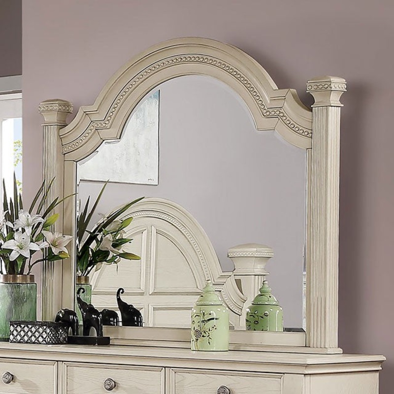 PAMPHILOS MIRROR By FURNITURE OF AMERICA FOA7144WH-M