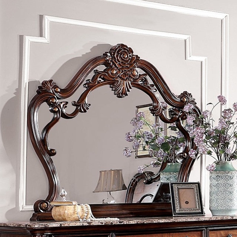 ROSEWOOD MIRROR By FURNITURE OF AMERICA CM7183M