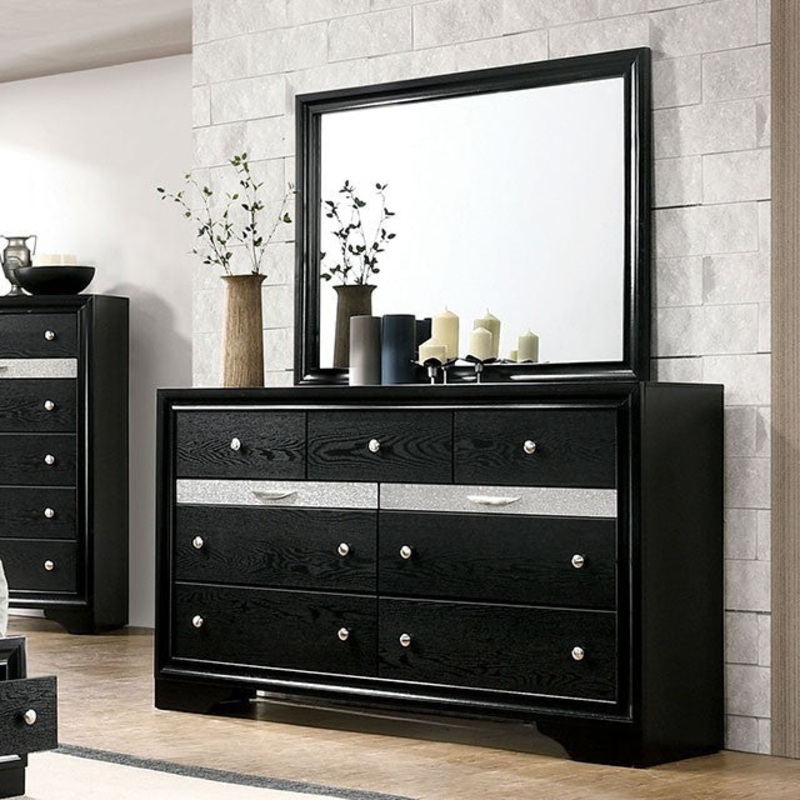 CHRISSY DRESSER By FURNITURE OF AMERICA CM7552BK-D