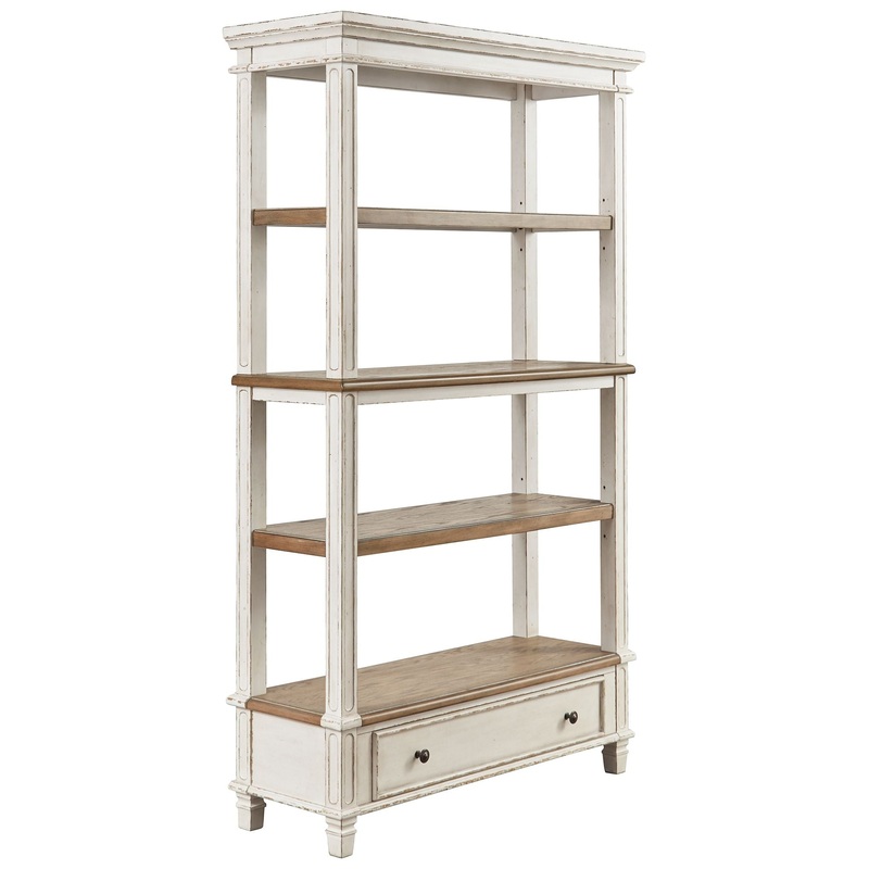 Realyn – Bookcase – Brown / White