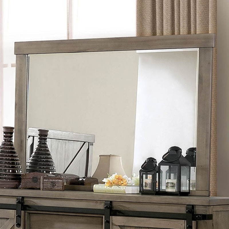 BIANCA MIRROR By FURNITURE OF AMERICA CM7734GY-M