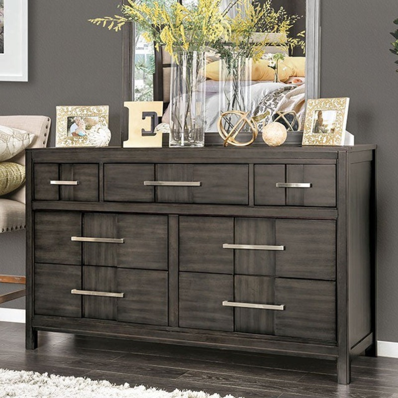 BERENICE DRESSER By FURNITURE OF AMERICA CM7580GY-D