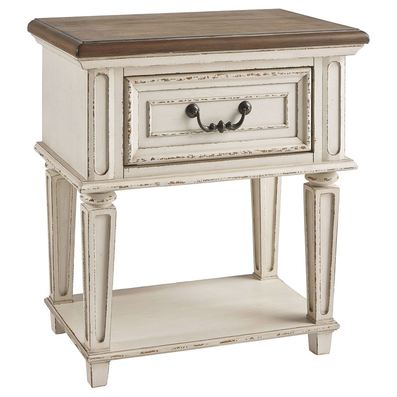 Realyn – Night Stand|White|1 Drawer