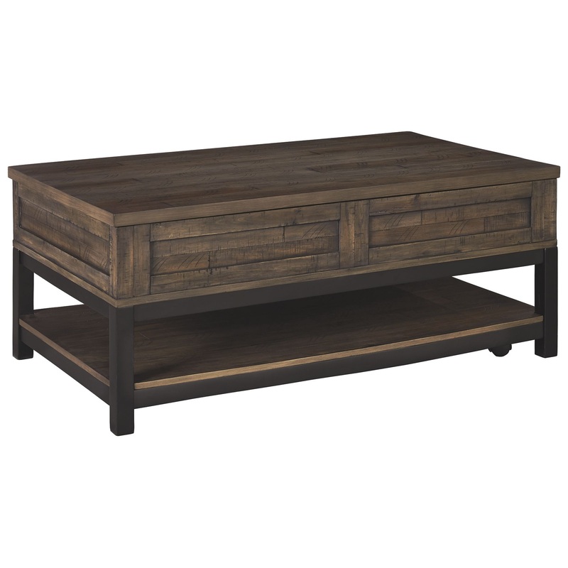 Johurst – LIFT TOP COCKTAIL TABLE – Grayish Brown