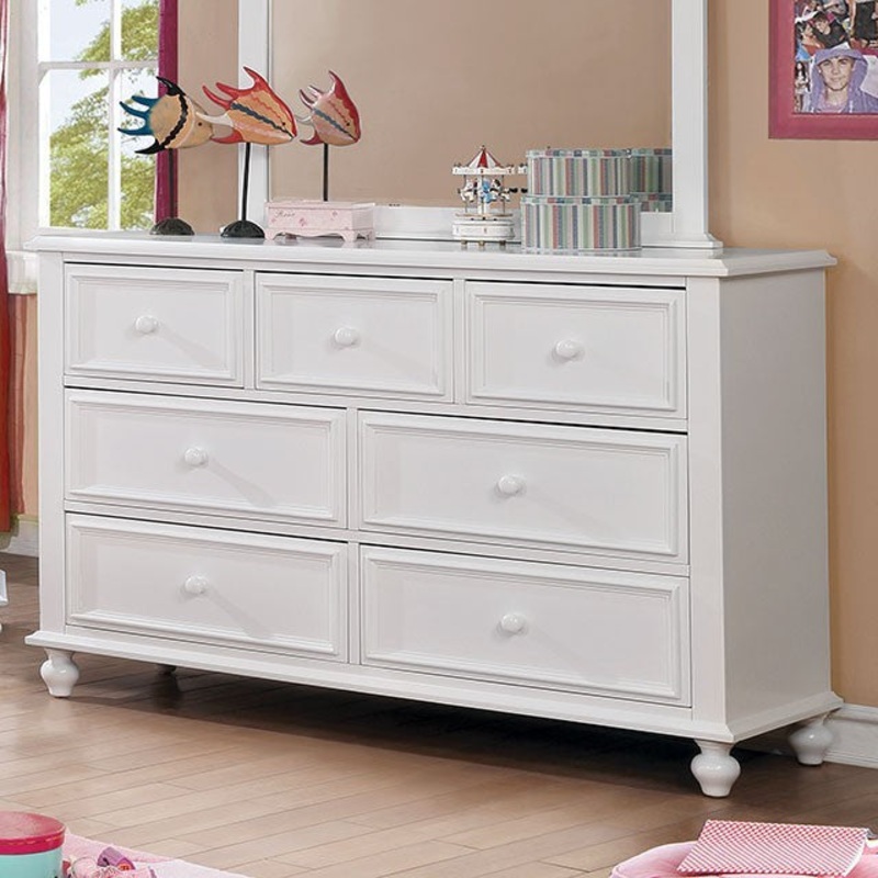 OLIVIA DRESSER By FURNITURE OF AMERICA CM7155WH-D
