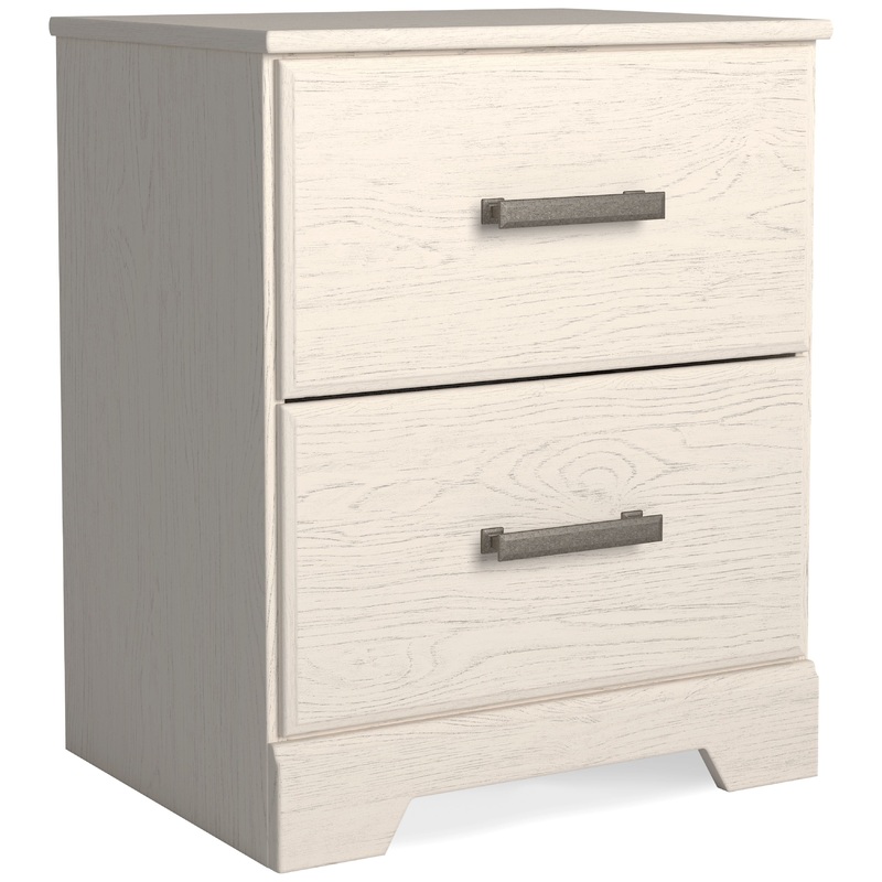 Stelsie – Two Drawer Night Stand – White