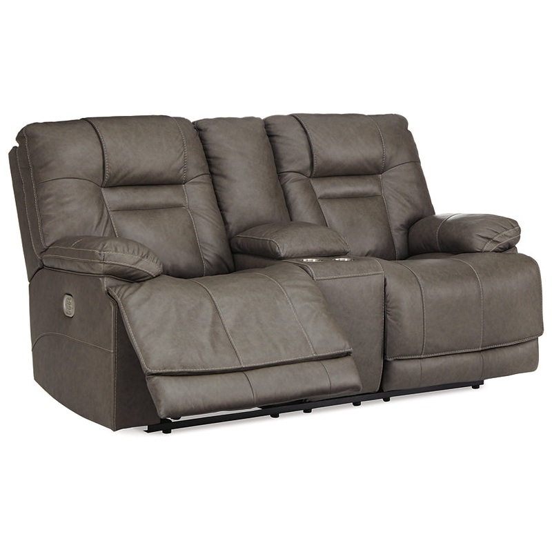 Wurstrow Power Reclining Loveseat with Console