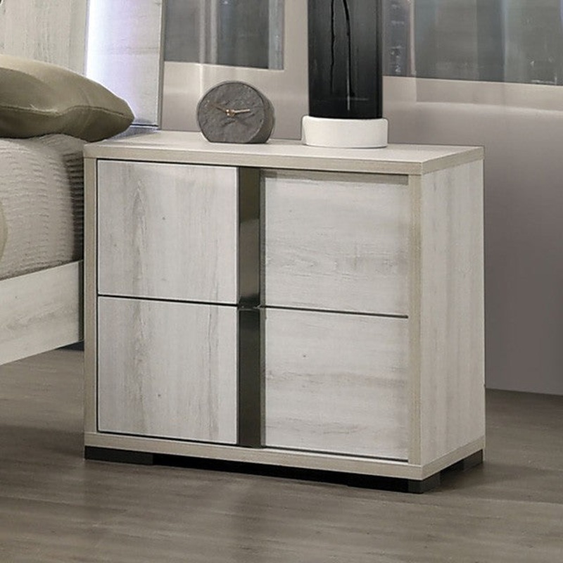 HORTEN NIGHT STAND By FURNITURE OF AMERICA FM7200WH-N