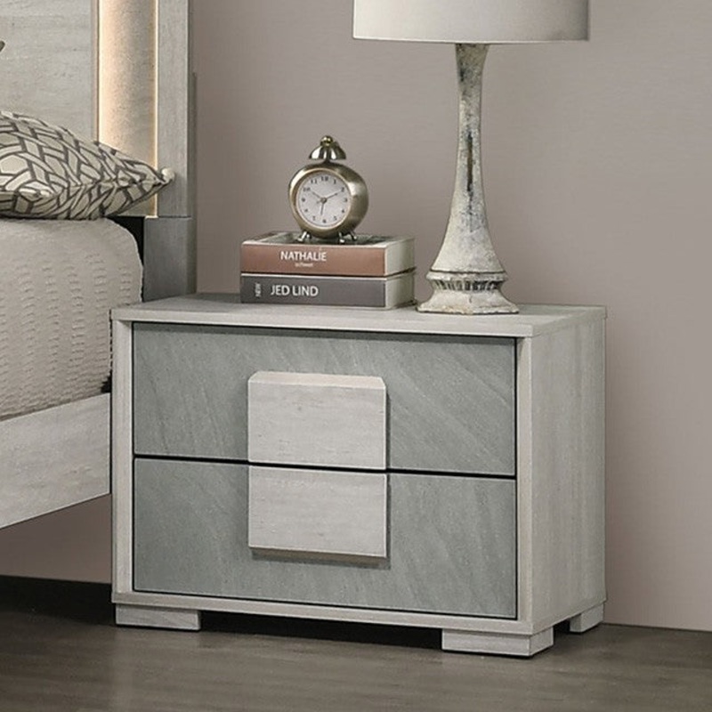 LINCOLT NIGHT STAND By FURNITURE OF AMERICA FM7201WH-N