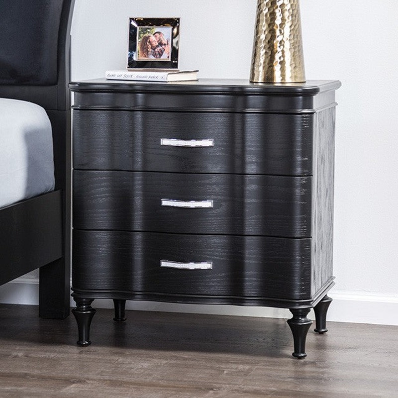MELODI PARC NIGHT STAND By FURNITURE OF AMERICA FM7416BK-N