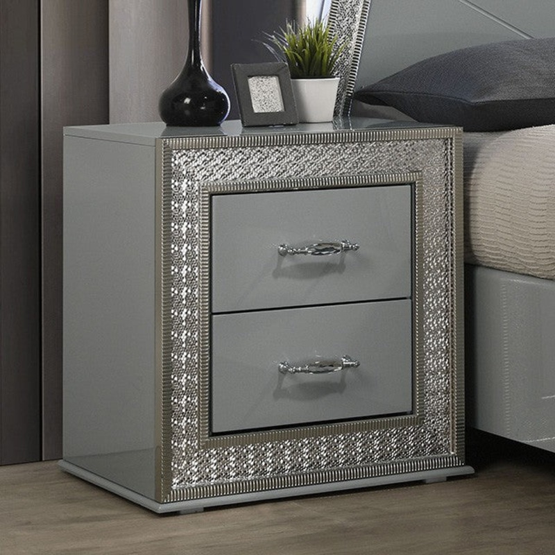 CASSIOPEIA NIGHTSTAND By FURNITURE OF AMERICA FM7253GY-N