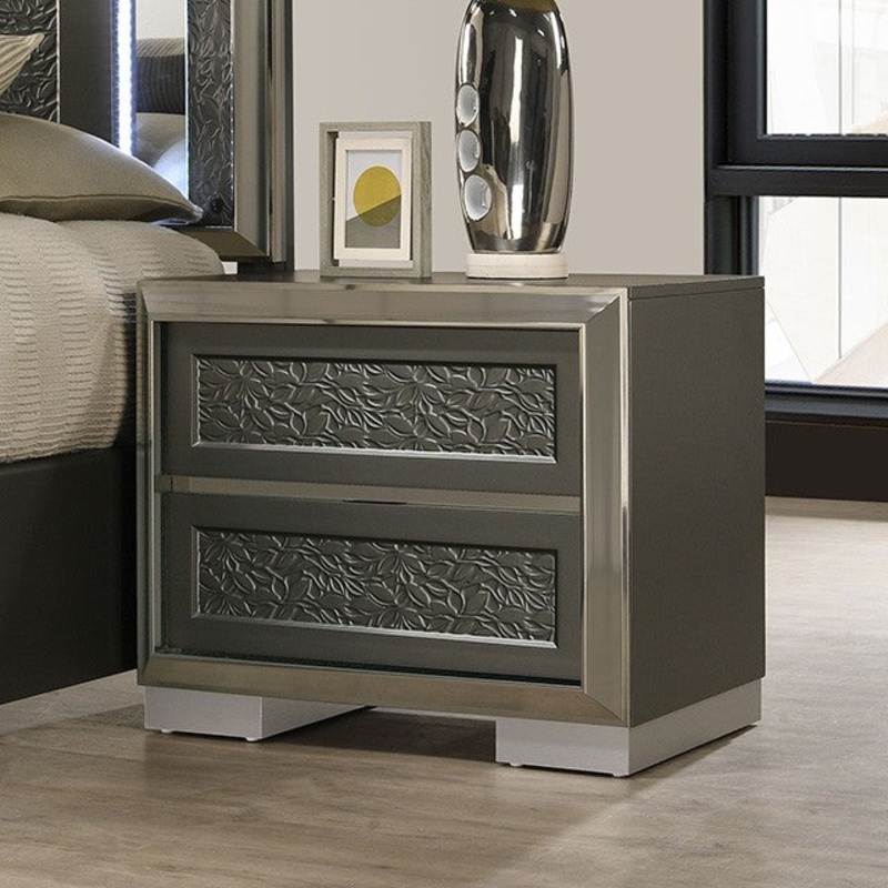 LEYLAND NIGHTSTAND By FURNITURE OF AMERICA FM7252DG-N