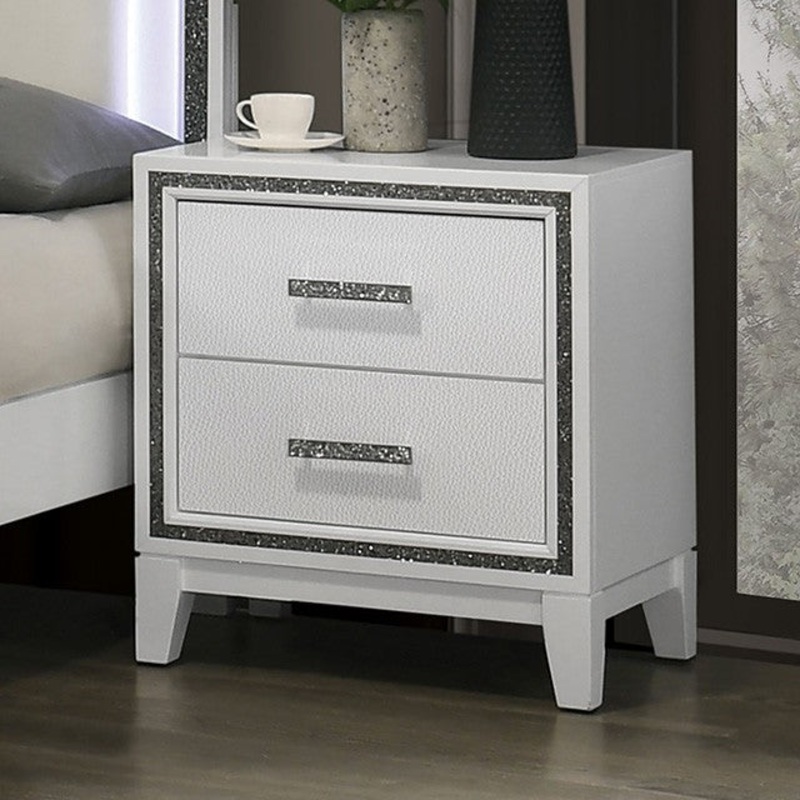 LUCIDA NIGHT STAND By FURNITURE OF AMERICA FM7203WH-N