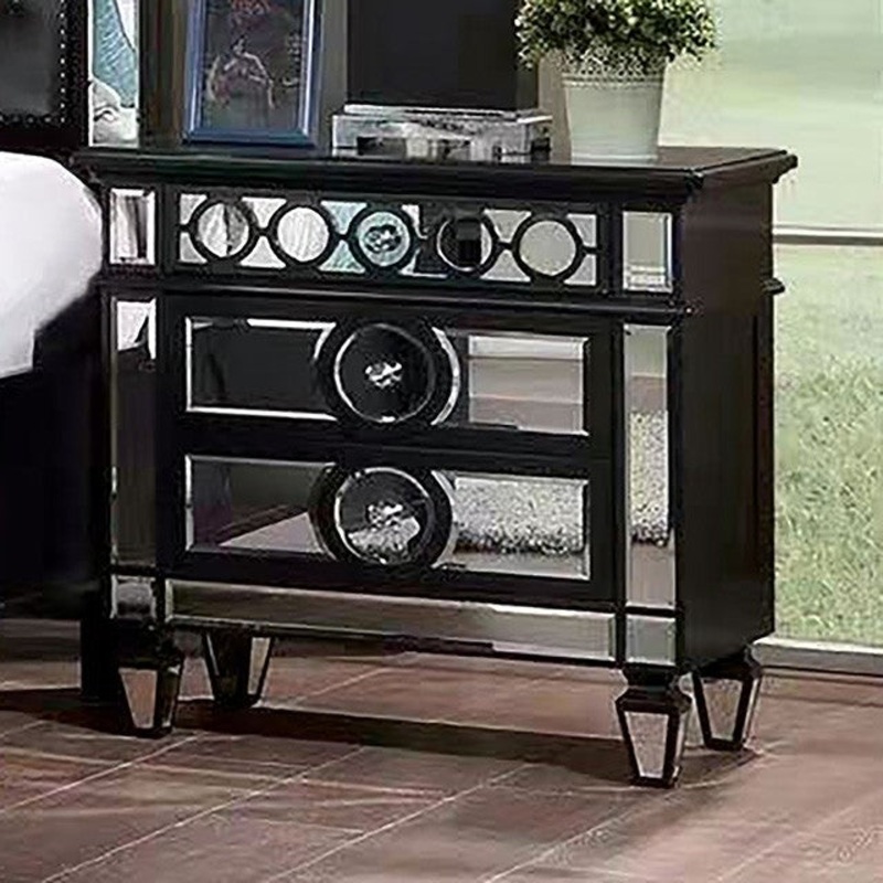 THEOLA NIGHT STAND By FURNITURE OF AMERICA NX7134BK-N