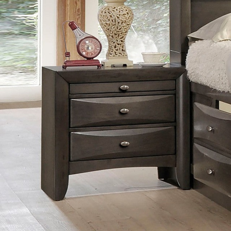 ZOSIMO NIGHT STAND By FURNITURE OF AMERICA FM7210GY-N