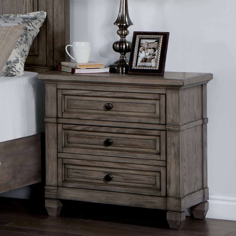 DURANGO NIGHT STAND By FURNITURE OF AMERICA CM7461GY-N