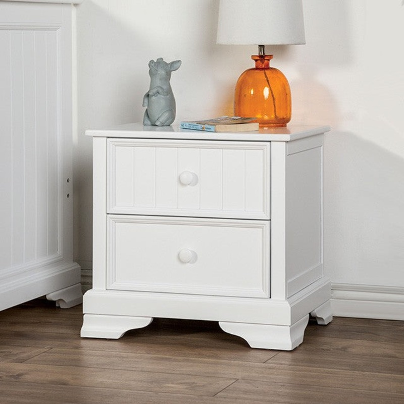 FANTON NIGHT STAND By FURNITURE OF AMERICA FM7107WH-N