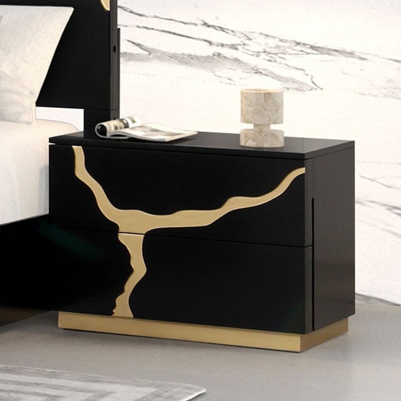 GOLDSBERG NIGHTSTAND By FURNITURE OF AMERICA FM7425BK-N