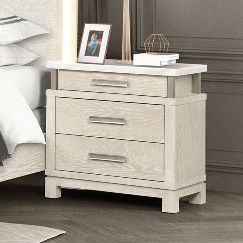 LAFAYETTE NIGHTSTAND By FURNITURE OF AMERICA FM71501GY-N