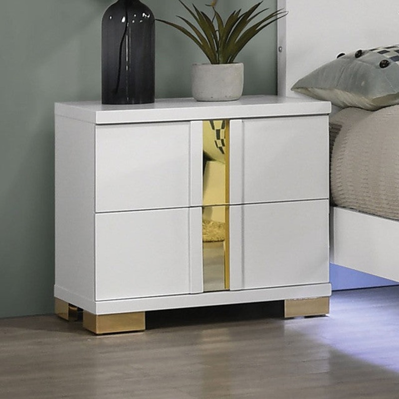 LILLESTROM NIGHTSTAND By FURNITURE OF AMERICA FM7217WH-N