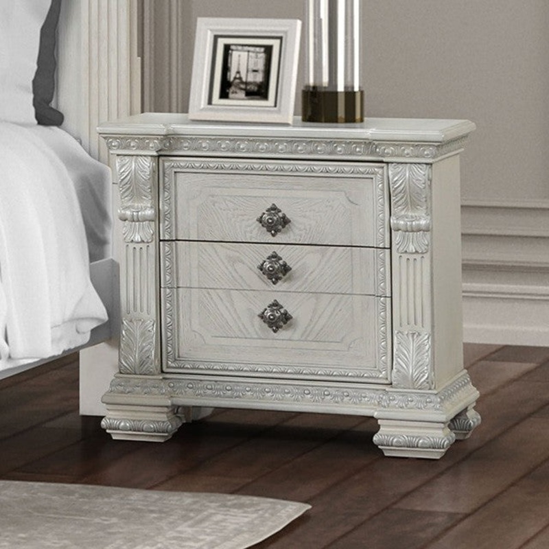 PROMENADE NIGHTSTAND By FURNITURE OF AMERICA FM70001WH-N