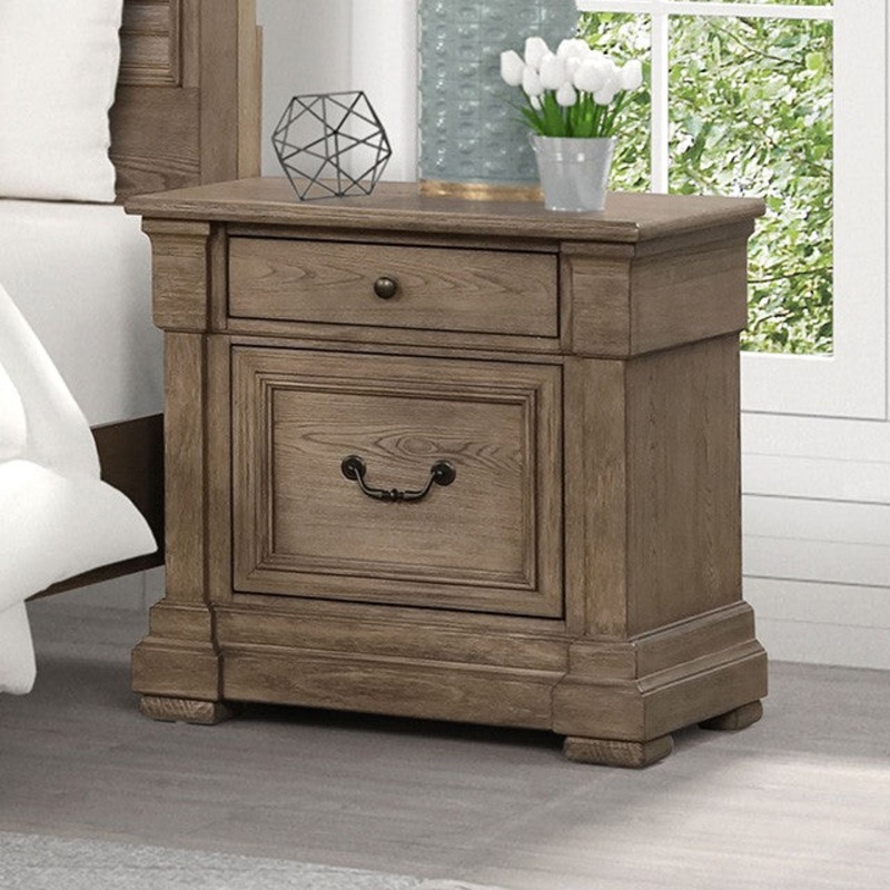 SHERINGHAM NIGHTSTAND By FURNITURE OF AMERICA FM7701BR-N