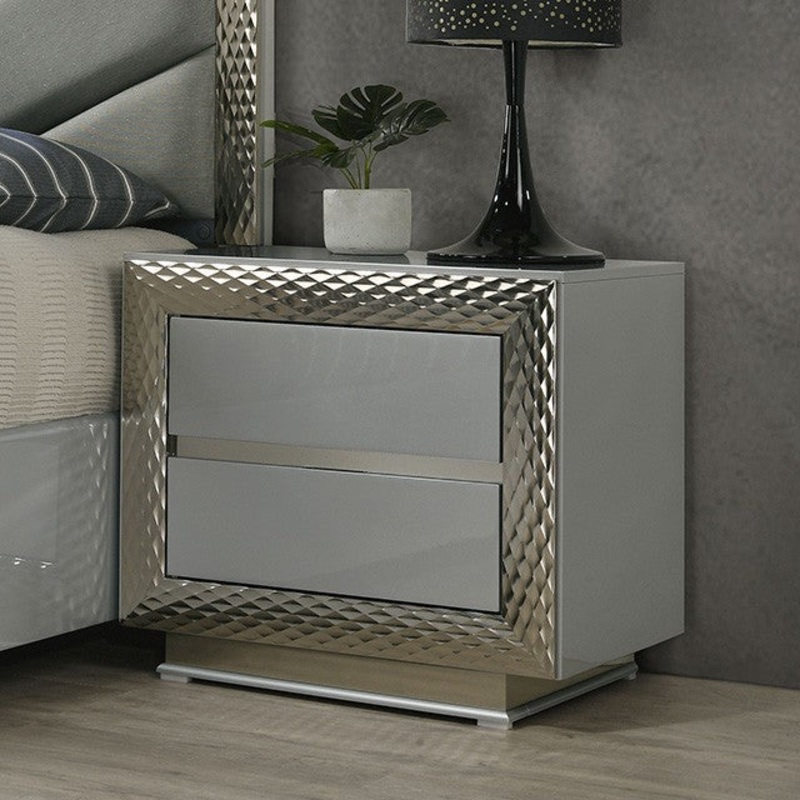 VENTNOR NIGHTSTAND By FURNITURE OF AMERICA FM7251GY-N